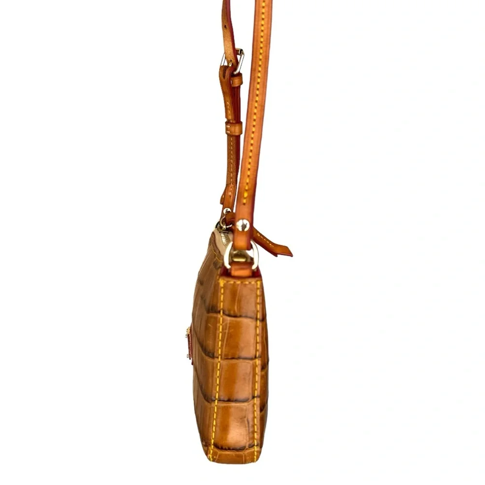 Dooney & Bourke Crossbody Shoulder Bag Embossed Leather